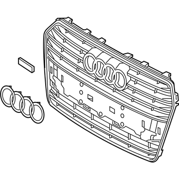 Audi 4G8-853-651-G-T94 Center Grille