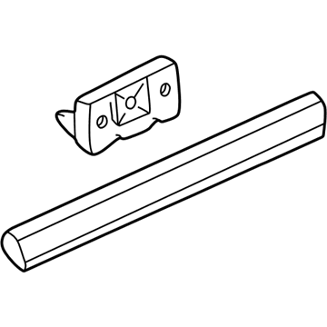 1998 Audi A8 Quattro Door Moldings - 4D0-854-949-A-3FZ