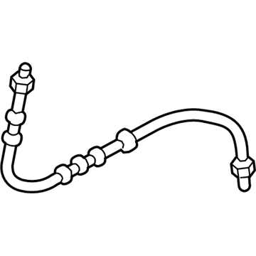 2012 Audi A8 Quattro Brake Hose - 4H0-611-707-C