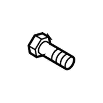 Audi N-102-779-05 Adjust Plate Bolt