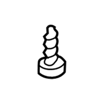 Audi N-105-950-02 Inner Bracket Screw