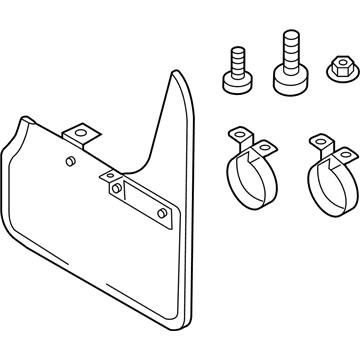 Audi 8V5-075-111 Splash Guard Kit