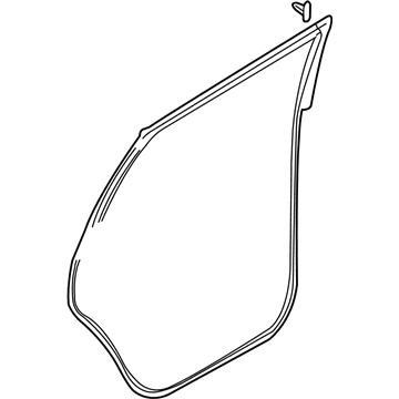 2010 Audi Q7 Weather Strip - 4L0-839-912