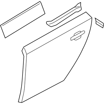 Audi 4G8-833-051-A Door Shell