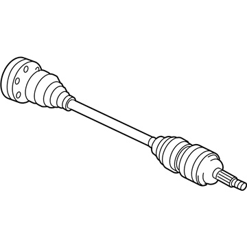 2010 Audi Q7 Axle Shaft - 7L8-501-201