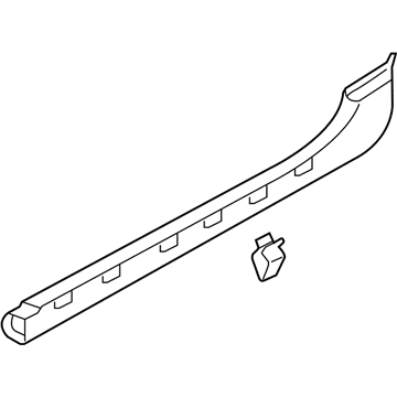 Audi 8F0-853-906-A-4PK Carpet Retainer
