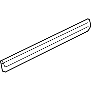 2005 Audi A8 Quattro Door Moldings - 4E0-853-959-C-GRU