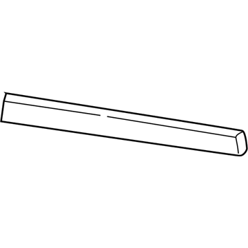 1998 Audi A4 Quattro Door Moldings - 8D0-853-954-GRU