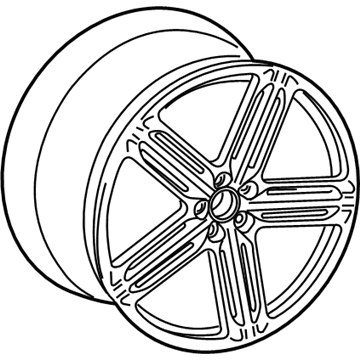 2010 Audi A3 Quattro Alloy Wheels - 8P0-601-025-DQ