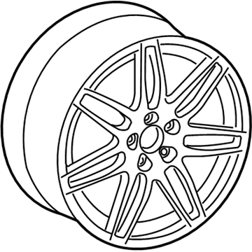 2010 Audi A3 Quattro Alloy Wheels - 8P0-601-025-DS