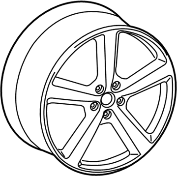 2010 Audi A3 Quattro Alloy Wheels - 8P0-601-025-S-1H7