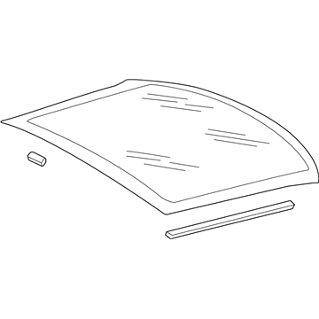 Audi 420-845-501-NVB Back Glass