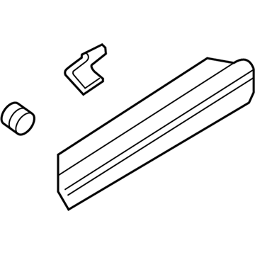 2022 Audi Q7 Door Moldings - 4M0-853-970-P-GRU