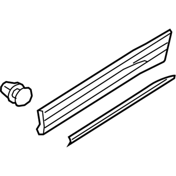 2024 Audi Q3 Door Moldings - 83A-853-969-A-GRU