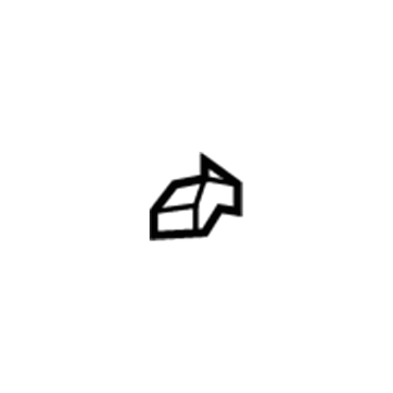 Audi 7L0-867-300 Upper Pillar Trim Clip