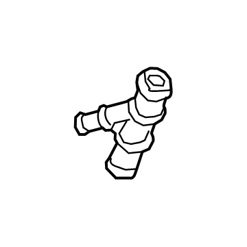 Audi 5Q0-121-087-A Water Hose Assembly T-Connector
