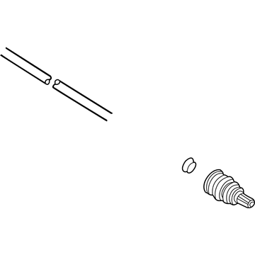 2002 Audi Allroad Quattro Axle Shaft - 4Z7-501-203-AX