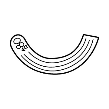 Audi 3AA-010-006-C Spare Tire Label