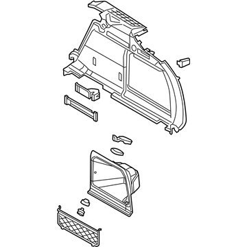 Audi 8W9-863-879-L-KTH Side Trim