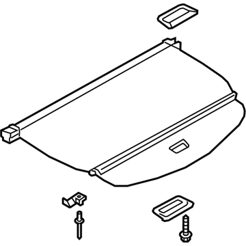 Audi 8W9-863-553-B-94H Luggage Cover