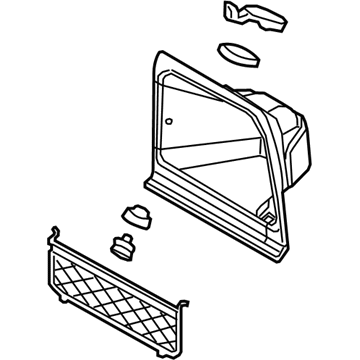 Audi 8W9-863-991-B-KTH Strap Insert Panel