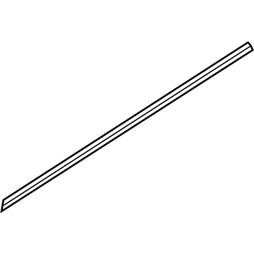 2023 Audi A4 Quattro Door Moldings - 8W0-853-763-E-2ZZ