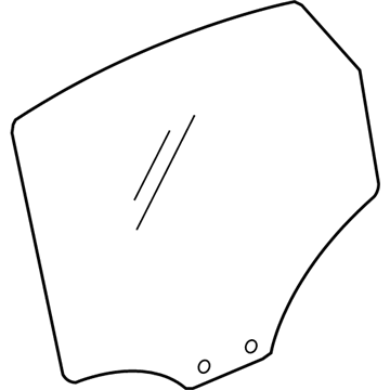 Audi 8K9-845-206-E Door Glass