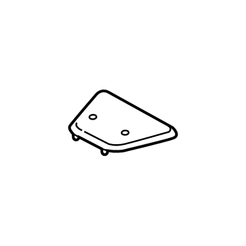 Audi 4M8-863-989-PQT Quarter Trim Cover