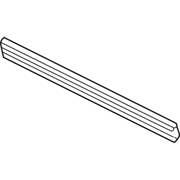 2002 Audi S4 Door Moldings - 8D0-853-975-B