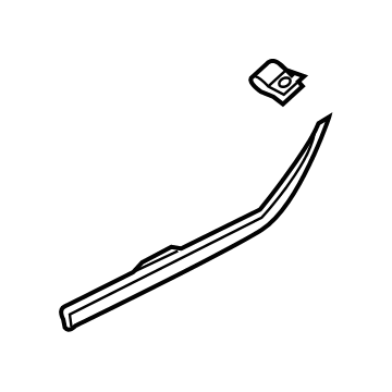 Audi 4N0-868-085-2XB Trim Molding