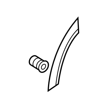 Audi 4KE-854-819-A-GRU Wheel Opening Molding