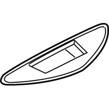 Audi 8J0-819-635-6PS Defroster Grille