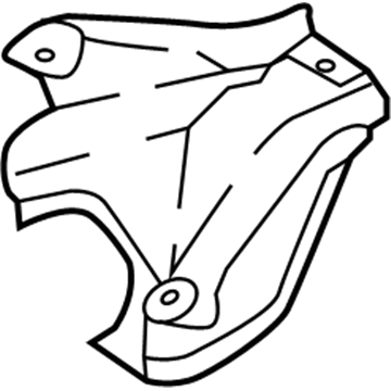 2022 Audi Q5 PHEV Exhaust Heat Shield - 80B-804-163