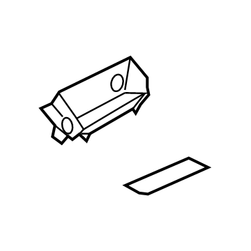 Audi 8W1-864-131-C-6PS Storage Tray