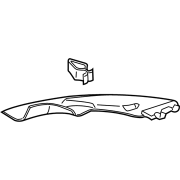 Audi 8J8-867-287-E-N70 Upper Quarter Trim