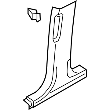 2010 Audi A4 Quattro Pillar Panels - 8K0-867-239-C-4PK