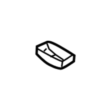 Audi 4D0-857-563-B-8N2 Holder Cap