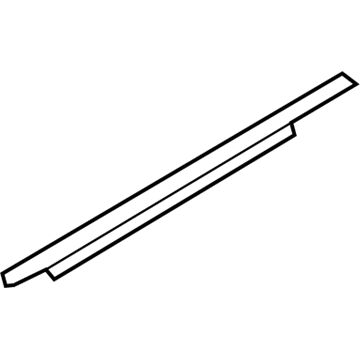 2010 Audi A4 Quattro Door Moldings - 8K0-853-763-H-2ZZ