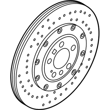 2021 Audi TT RS Quattro Brake Disc - 8S0-615-301-G