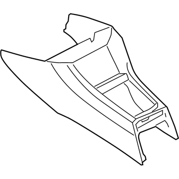 Audi 8A1-863-243-D-7DN Front Console