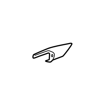 Audi 4KE-837-247-C-4PK Handle, Inside Cover