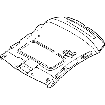 Audi 8E9-867-505-Q-2BH Headliner