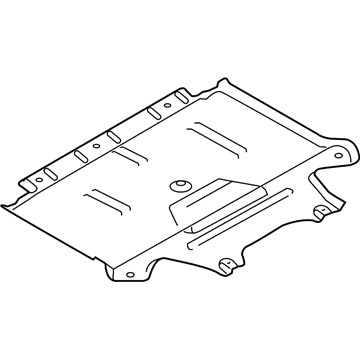 Audi 8K1-863-822-S Baffle Plate