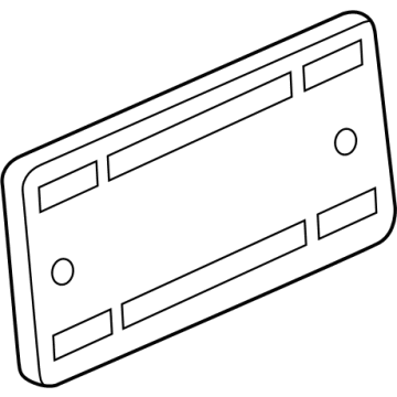 Audi 80A-827-113-A-9B9 License Bracket