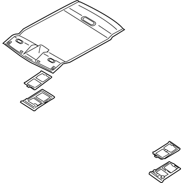 Audi 4B9-867-505-D-1N1 Headliner
