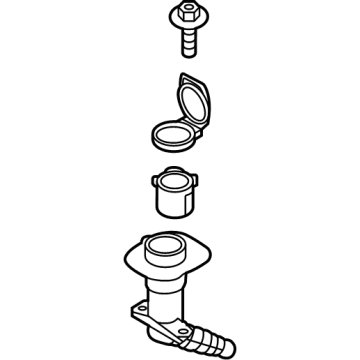 Audi 4J3-955-462 Filler Neck