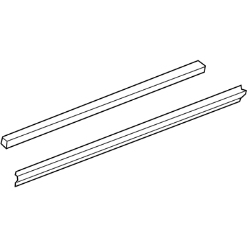 2015 Audi A7 Quattro Door Moldings - 4G8-853-763-D-1P9