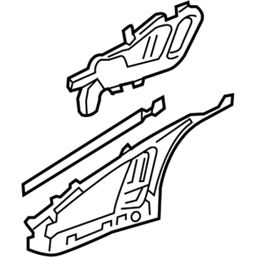 Audi Q7 Door Moldings - 4M0-868-077