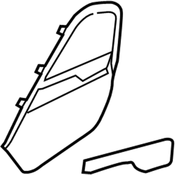 Audi 4M0-868-151-C-4PK Speaker Grille