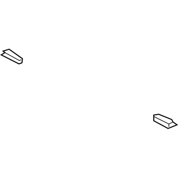 Audi 443-845-631-A Back Glass Spacer